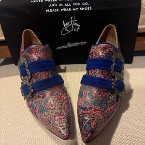 Classy Strozzi Buckled Loafer heel